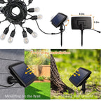 Break-Resistant LED Solar Festoon Lights
