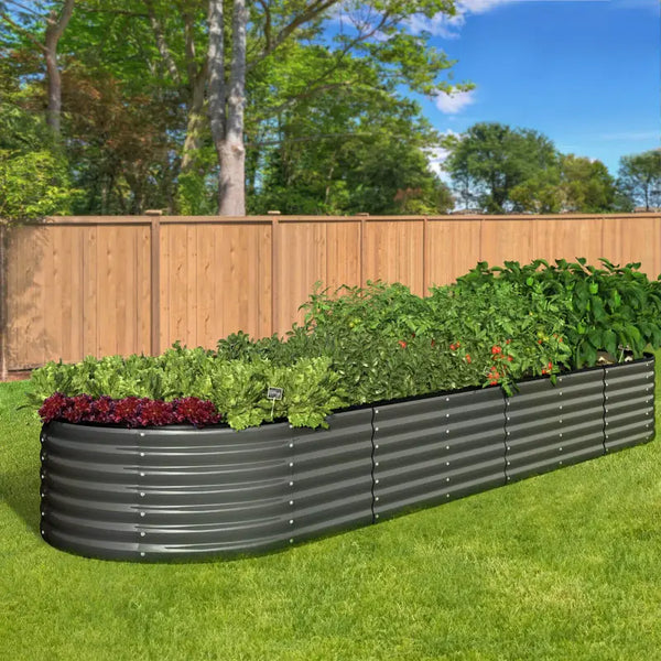 🌱 Galvanised Steel Raised Garden Bed – Built for Aussie Backyards!