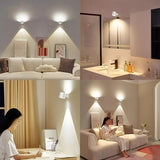 LumiFlex Duo: LED Rechargeable Wall Sconce