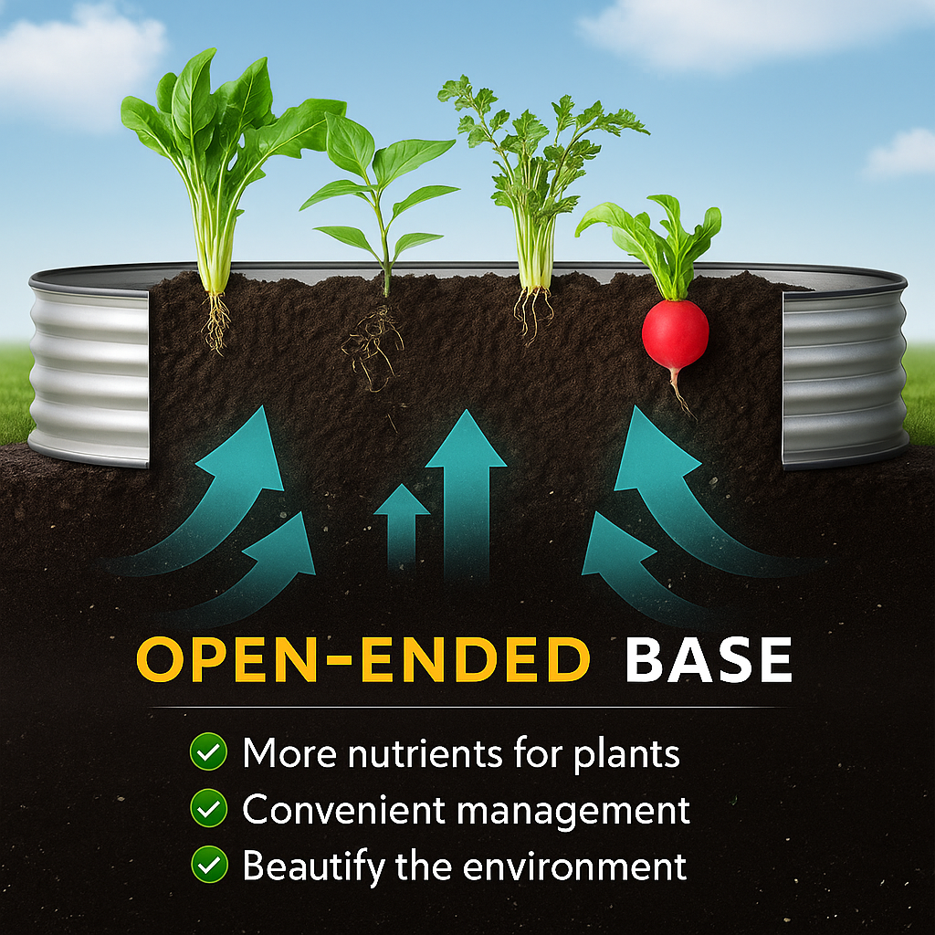 🌱 Galvanised Steel Raised Garden Bed – Built for Aussie Backyards! OVAL SHAPE