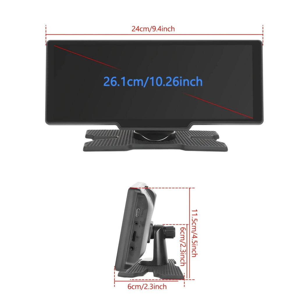 10-inch CarConnect Smart Display (2025 Model) + FREE REVERSE CAMERA