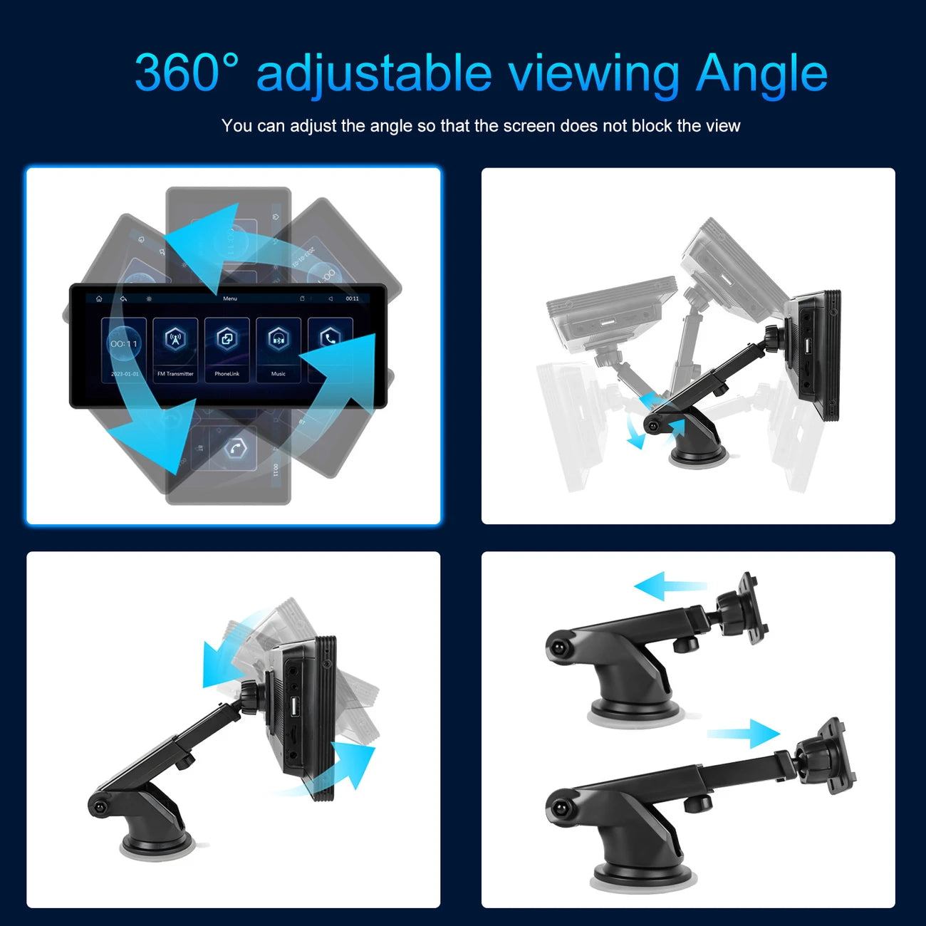 10-inch CarConnect Smart Display (2025 Model) + FREE REVERSE CAMERA