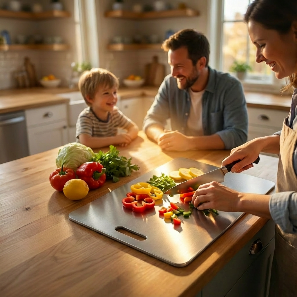 TitanChef™️ - 100% Pure Titanium Cutting Board