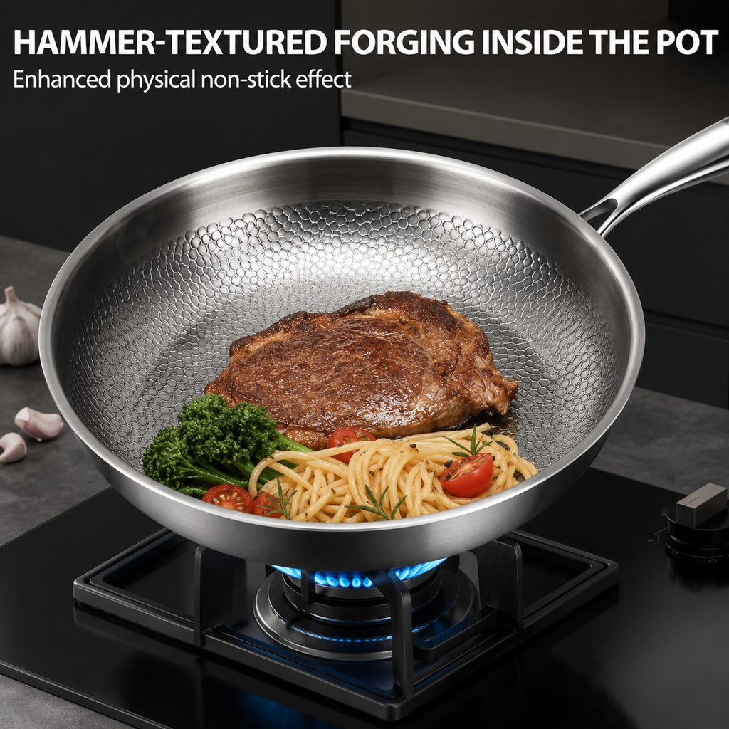 Pure Titanium Non-Stick Frying Pan