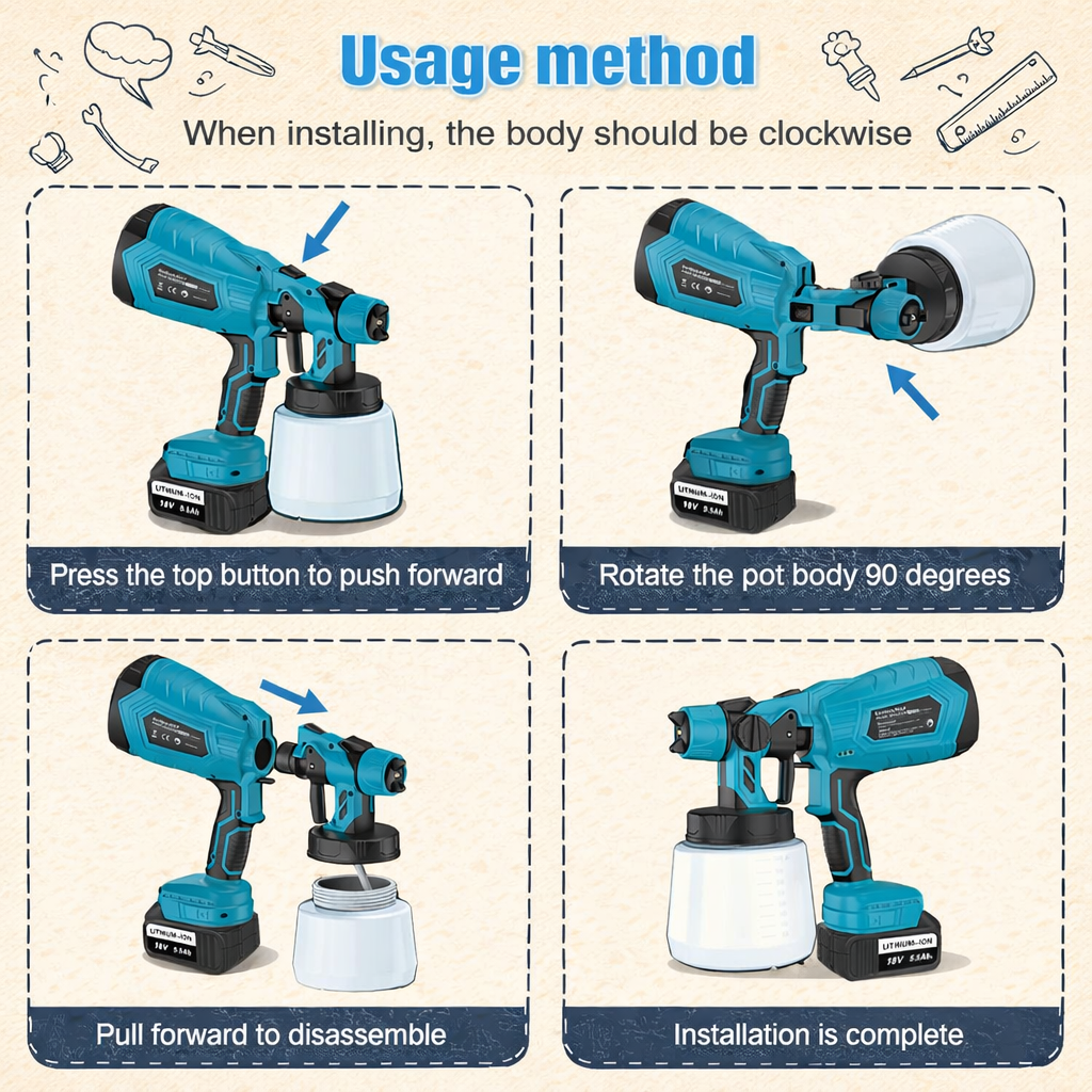 Cordless Paint Sprayer