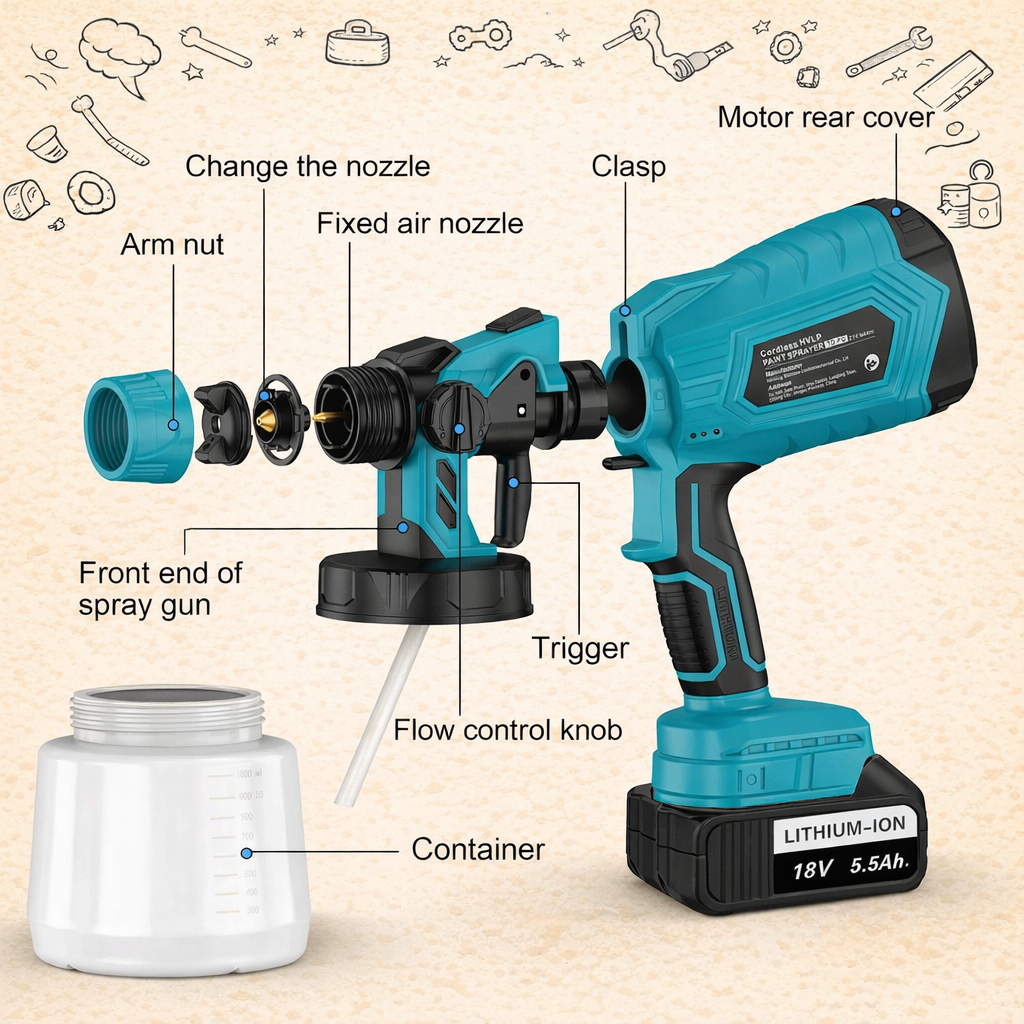 Cordless Paint Sprayer