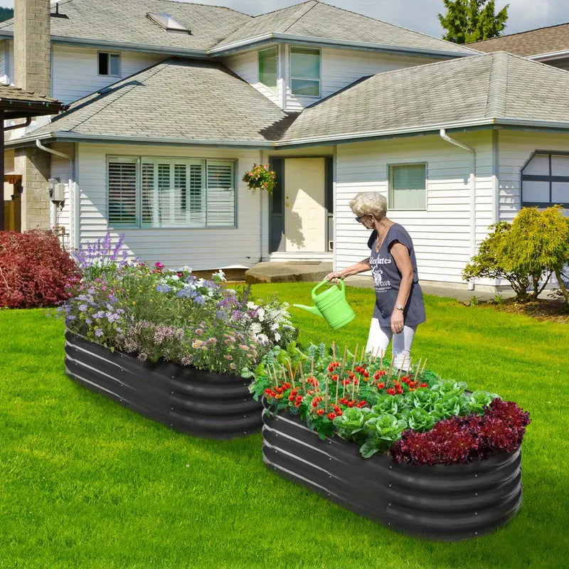 🌱 Galvanised Steel Raised Garden Bed – Built for Aussie Backyards!