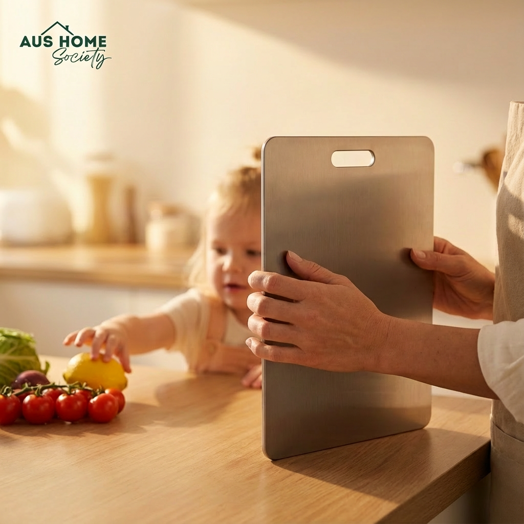 TitanChef™️ - 100% Pure Titanium Cutting Board