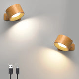 LumiFlex Duo: LED Rechargeable Wall Sconce
