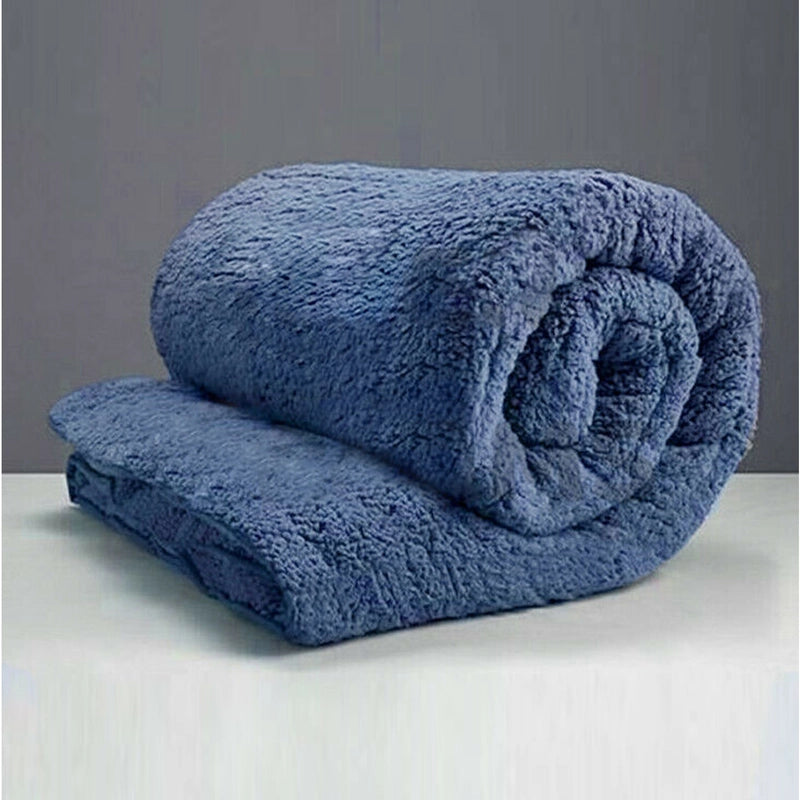 Super Warm Teddy Bear Fleece Thermal Quilt Doona Duvet Cover Set