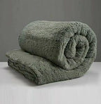 Super Warm Teddy Bear Fleece Thermal Quilt Doona Duvet Cover Set