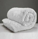 Super Warm Teddy Bear Fleece Thermal Quilt Doona Duvet Cover Set