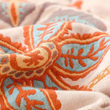 Rustic Bloom Boho Throw
