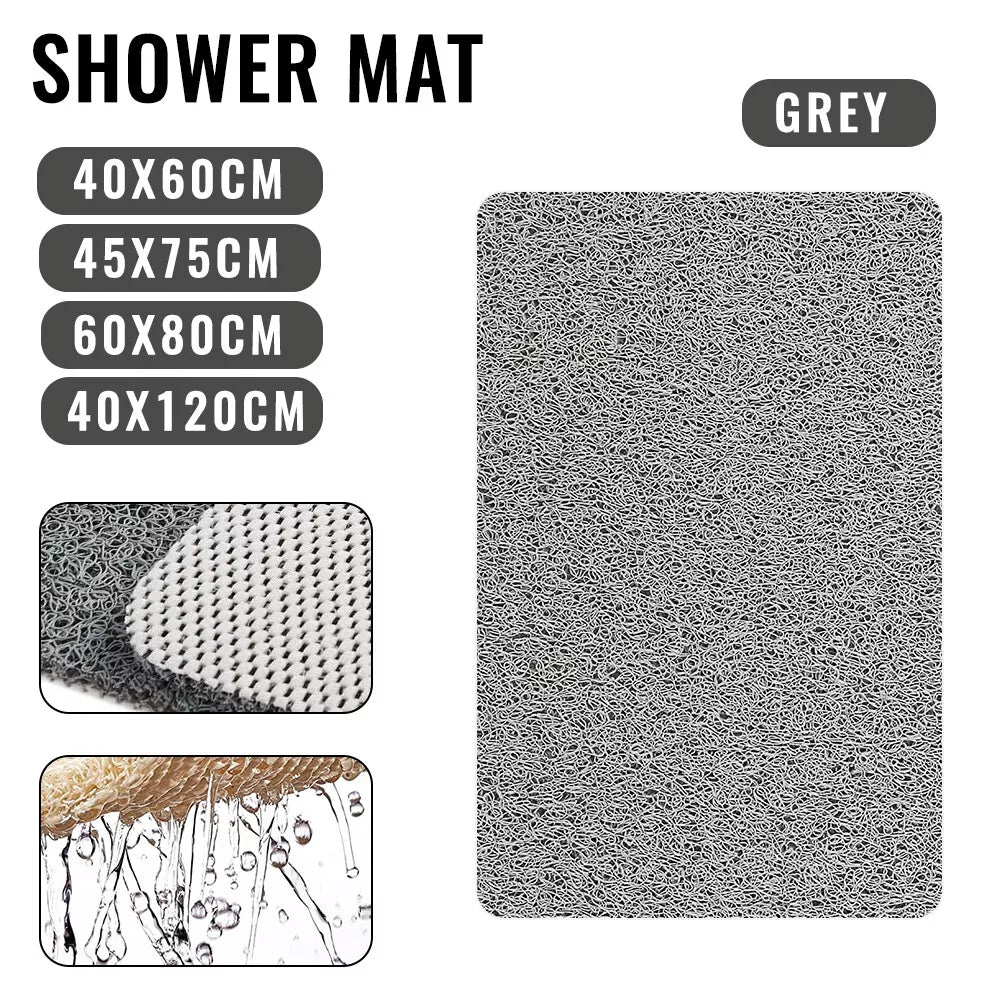 Loofa Non-Slip Shower Mat