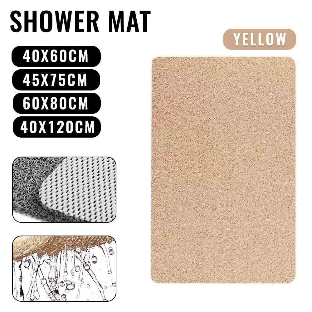 Loofa Non-Slip Shower Mat