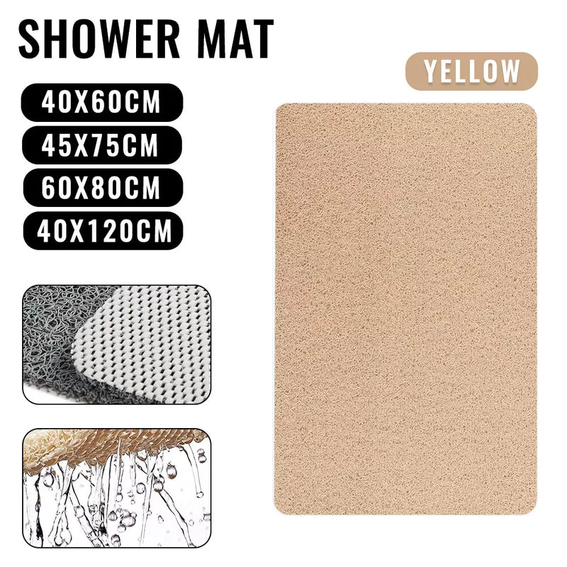 Loofa Non-Slip Shower Mat