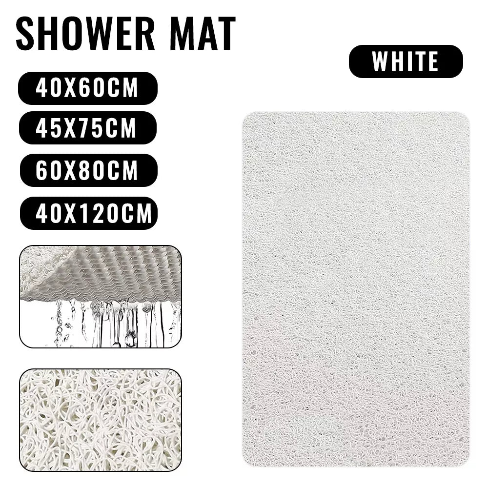 Loofa Non-Slip Shower Mat