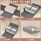 Collapsible Bedsheet Organizers - 50% OFF