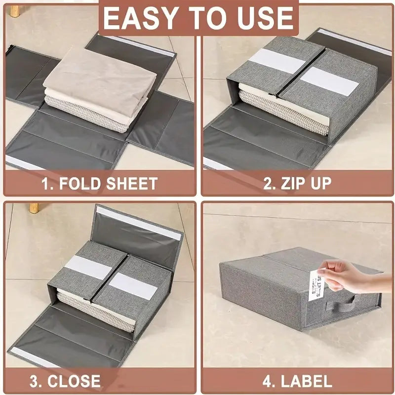 Collapsible Bedsheet Organizers - 50% OFF