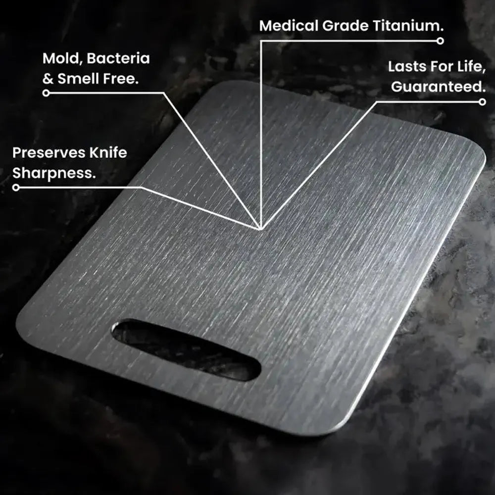 TitanChef™️ - 100% Pure Titanium Cutting Board