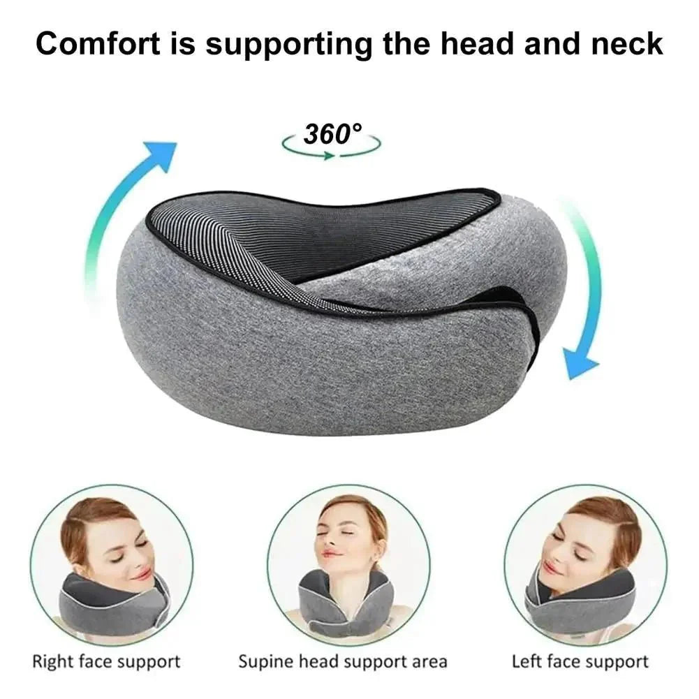 Travel Neck Pillow + FREE RFID PASSPORT HOLDER