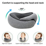 Travel Neck Pillow + FREE RFID PASSPORT HOLDER